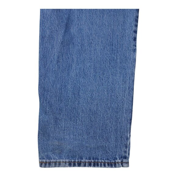Levis Mens 550 Relaxed Fit Blue Jeans W42 L30 Denim Classic Straight Leg - Picture 8 of 10